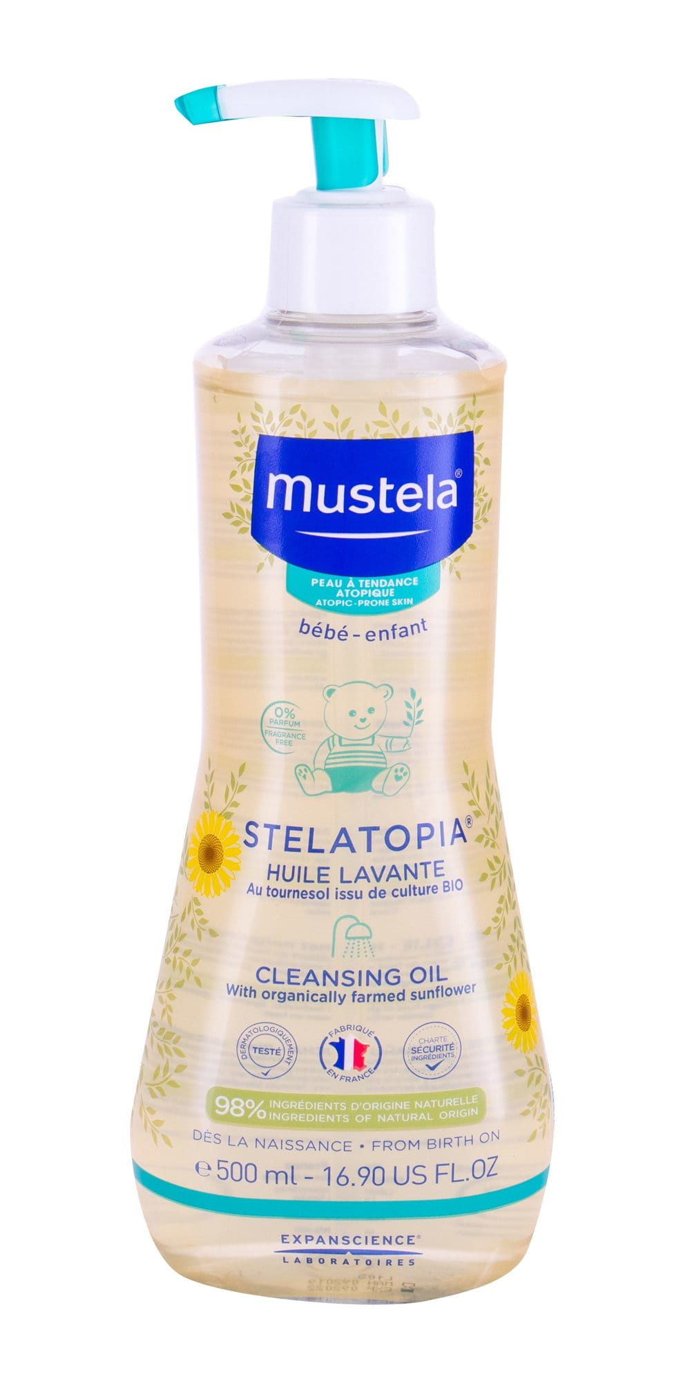 Mustela Bébé Stelatopia K Olejek pod prysznic 500ml-205363